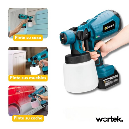 SprayMaster PRO™ - Pistola Pulverizadora Inalámbrica Profesional