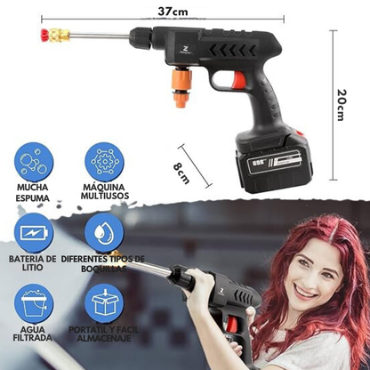 PowerClean PRO™ - Pistola de Alta Presión para Limpieza