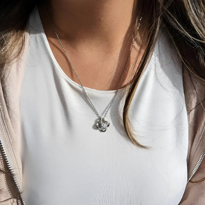 Rosa Artesanal Amor Infinito + Colgante 18K + Detalle Único · LoveEternal™